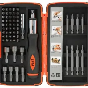 ZESTAW BITÓW Z GRZECHOTKĄ 62 SZTUK Ostatnia szansa